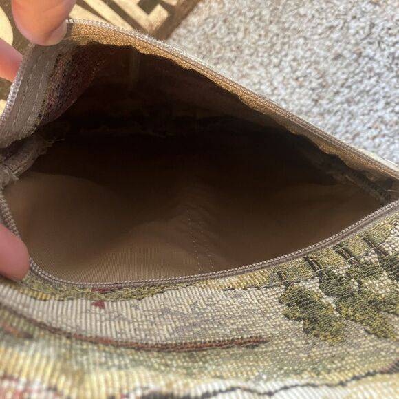 New American Industries Golfer Tapestry Bag Golf Pouch Zipper Artsy Woman Zip - Picture 9 of 14